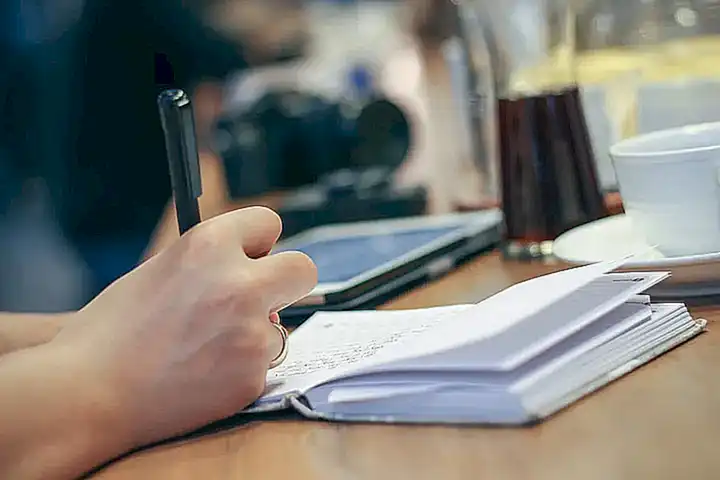 Abre una aplicación donde puedas escribir