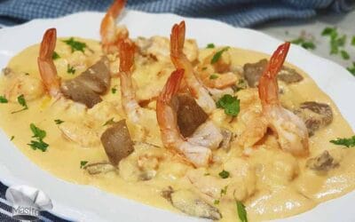 Cómo hacer langostinos a la crema: receta fácil y deliciosa
