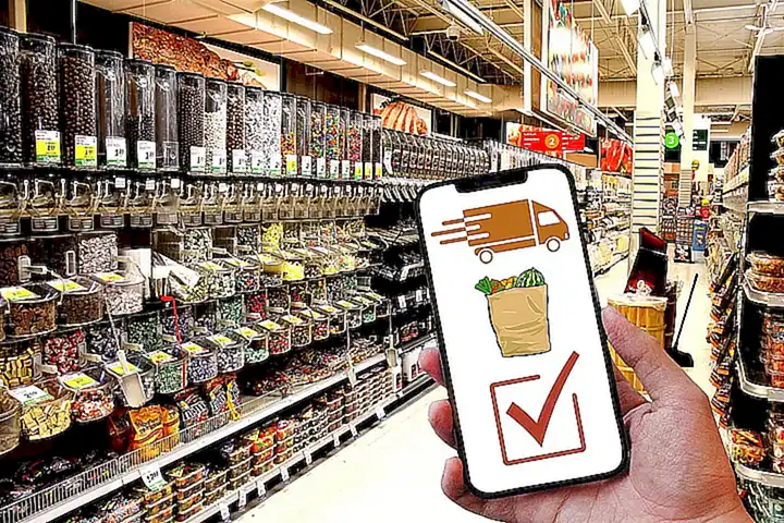Explora aplicaciones o páginas web de entrega de comida que ofrezcan percebes frescos como opción