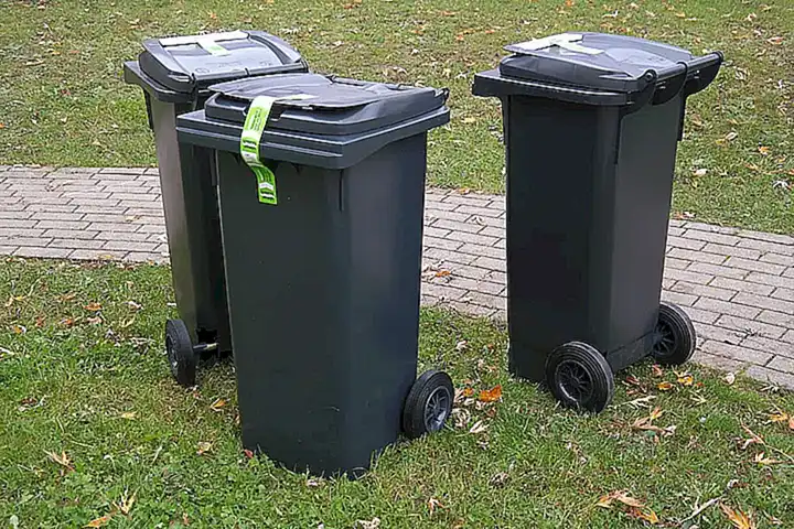 Los contenedores de basura deben ser lo suficientemente grandes para contener todas las cáscaras de mejillones