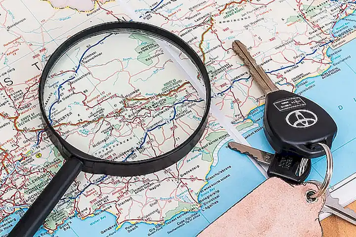 Utiliza un GPS para encontrar la ubicación exacta del río Das Ostras